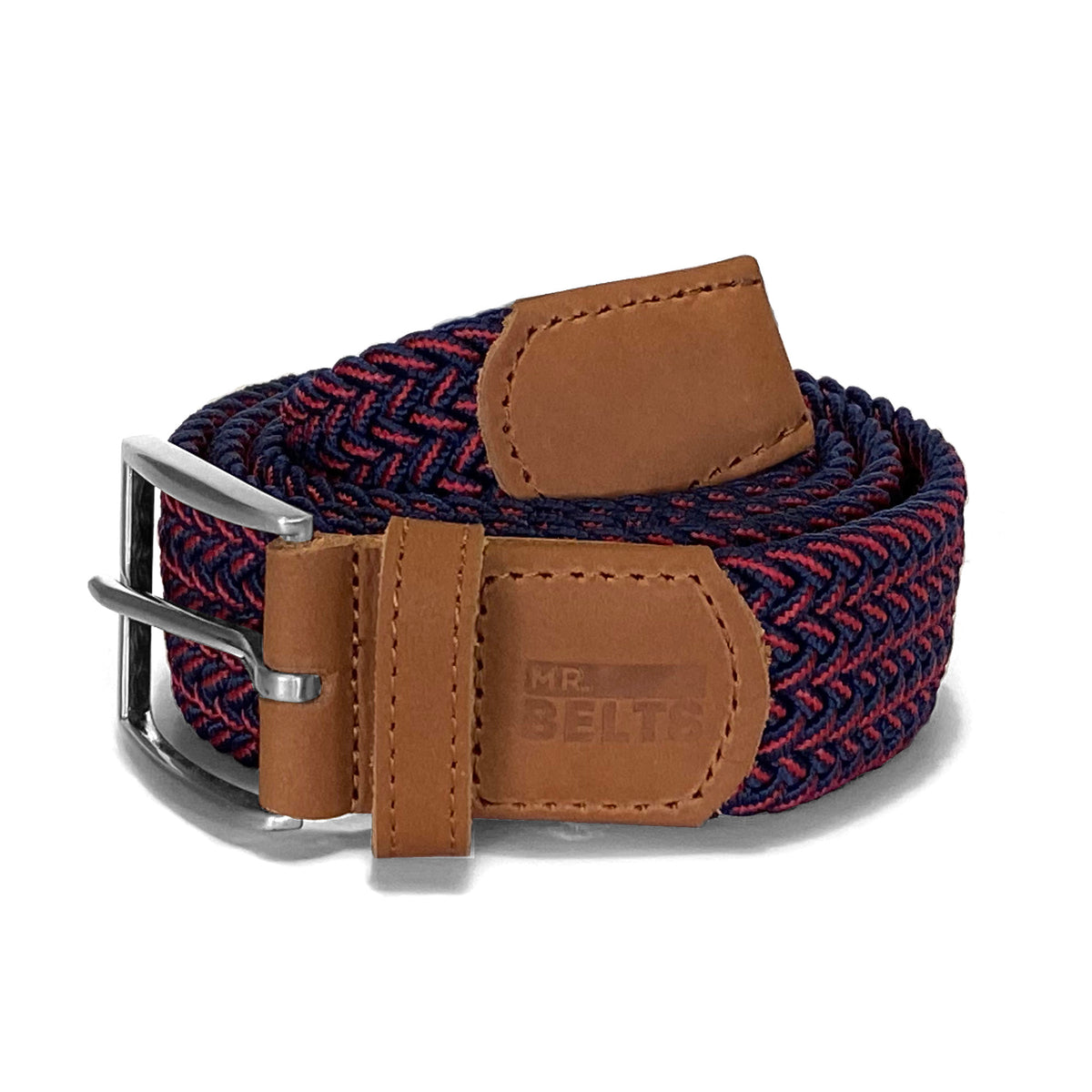 Women's Braided Stretch Belt - Stone